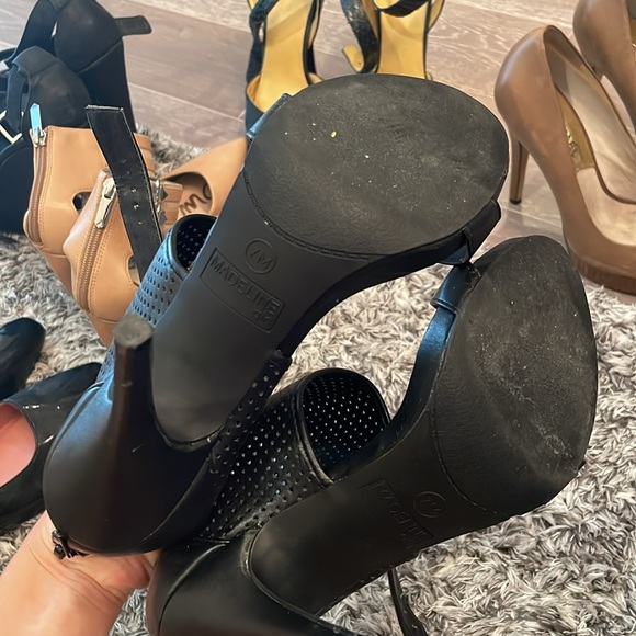 Black Heels, worn once, size 7 - Picture 5 of 5